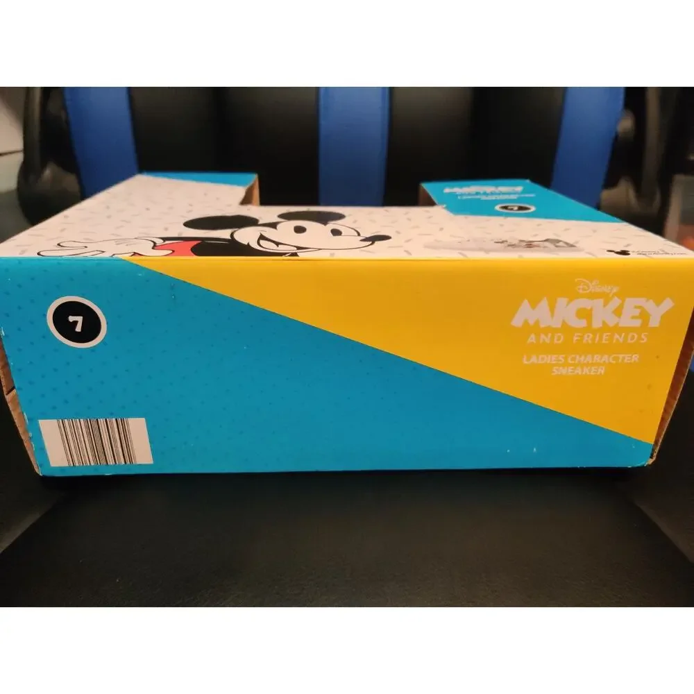 Disney Mickey and Friends Ladies Character Sneakers 2024 Size 7 Aldi